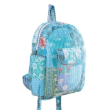 Ravaiyaa – Attitude is everything Unisex Turquoise Patchwork Quilted Cotton Multi-Utility Backpack | Casual Backpack for Girls, One Compartment | Best for Books, Stationery, Lunch Box & Essentials