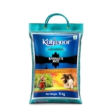 Kohinoor Minimogra Basmati Rice 5Kg | Long Grain | Ideal for Daily Use | Hygienically Packed | Flavourful & Aromatic