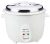 Amazon Basics 1.8 liter Electric Rice Cooker | Auto Cut-Off | Cooking Capacity of 750g | Stainless Steel Lid | Non-Stick Coating (White)
