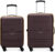 ARISTOCRAT Airstop Pro 2 (Small 55cm Medium 65cm) Suitcase Cabin & Check-in Set 4 Wheels – 25 Inch
