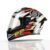 TVS Racing Titan Series Full Face Helmet for Men | Premium Bike Helmets with ABS Shell, UV Paint | Quick Release System | Aerodynamic Design | DOT & ISI Certified (Red, XL)