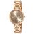 TIMEX Analog Watch for Women with Rose Gold Round Dial & Rose Gold Stainless Steel Bracelet Band Water Resistant Women’s Wrist Watches – TW000X209