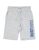 U.S. POLO ASSN. Regular Fit Boys Shorts – Mid Rise Waist, Brand Printed Kids Shorts – 12T, Grey