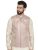 SOJANYA Since 1958 Men’s Premium Silk Multi Colored Embroidered Peach Nehru Jacket
