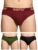 Genx Jazz Men’s 100% Cotton Briefs with Comfortable Waistband(Pack of 3)(Colors&Print May Vary)(Rib) -80cm