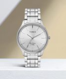 TIMEX Silver Dial Stainless Steel Analog Watch  – For Men