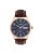 TIMEX Classics Analog Watch for man with Blue Round Dial & Brown Leather Strap Band Water Resistant Men’s Wrist Watches – TW0TG6515
