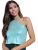 Tokyo Talkies Women Blue Solid One Shoulder Crop Top