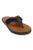 Louis Philippe Men Brown Solid Flip Flops
