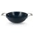 Prabha Induction Base Kadhai 2.4 Litre | Non Stick Black Eisen Cast Iron IB Kadai 24 cm | Cooking Kadai for Deep Frying | Gas & Induction Bottom | Cookware kadai with Steel Handle (Black)