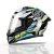 TVS Racing Titan Series Full Face Helmet for Men | Premium Bike Helmets with ABS Shell, UV Paint | Quick Release System | Aerodynamic Design | DOT & ISI Certified (Green, XL)