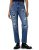 Spykar Women Mid Blue Cotton Straight Fit Regular Length Highly Distressed Jeans -(Bella)