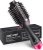One Step Hair Dryer Brush – Hot Air Brush Hair Dryer & Volumizer | Heat Settings | Hair Straightener & Styler Brush for Fast Drying, Smoothening & Salon Blowout | Black & Pink