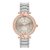 Daniel Klein Analog Silver Round Dial Silver Metal Strap Stone-Studded Water-Resistant Wrist Watch for Women Girls, Ladies DK11138-8