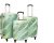 Vip Hard Body Polycarbonate Unbreakable 360 Rotation 4 Wheels New Printed Aristocrat Radiant Hard Body Luggage (Green, 56Cm+67Cm+78Cm) Set Of 3