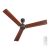Bajaj Classico Sleek Wood 5S 1200mm Ceiling Fan with Remote | BEE 5 Star Rated Energy Efficient | Power Saving | Sleek Compact Design | High Air Delivery |2-Year Warranty |Walnut Wood
