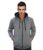 AWG ALL WEATHER GEAR Hoodies for Men | Men’s Solid Hooded Sweatshirt | Winter Wear | Pullover | Jackets for Men Stylish | Zipper Hooded Sweatshirt | Jacket Charcoal Grey