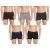 Dixcy Scott Men’S Pure Cotton Regular Solid Trunks (Pack Of 5) (Swishtrunk-P5_Black/Grey Melange/Olive/Deep Blue/Coffee Brown_Large)