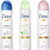 DOVE Original, Go Fresh and Eventone Deodorant Deodorant Spray  –  For Women(450 ml, Pack of 3)