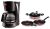 Pigeon Aluminium Non-Stick Cookware Set, Coffee Maker