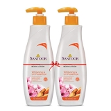 Santoor Perfumed Body Lotion for Whitening & UV Protection 250ml (Buy 1 Get 1)