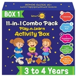 SmartoKids Activity Box for 3 Year Old Baby Boys & Girls (11-in-1 Set)