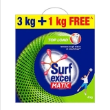 Surf Excel Matic Top Load Detergent Washing Powder 3+1 Kg Free