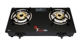 Thermador 8mm Toughened ISI Certified 2 Brass Burner Glass Top Gas Stove