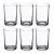 Yera Glass Tumbler – 6 Pieces, Clear, 225ml